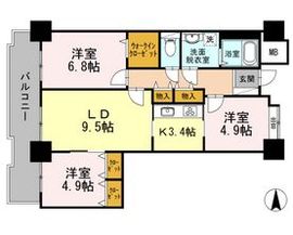 品川シーサイドビュータワー1 717 間取り図