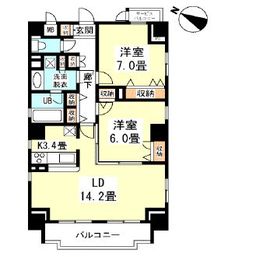 ヴェルデュール本郷壱番館 901 間取り図