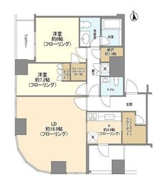 グランドメゾン西麻布 11階 間取り図