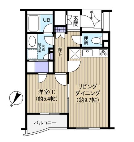 エルミタージュ参宮橋 210 間取り図
