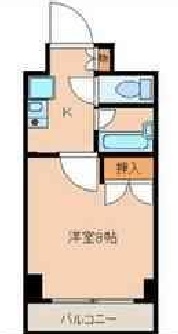 フォレシティ秋葉原 705 間取り図