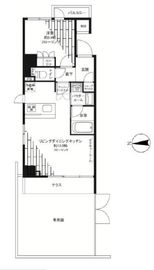 ステージグランデ大森アジールコート 1階 間取り図