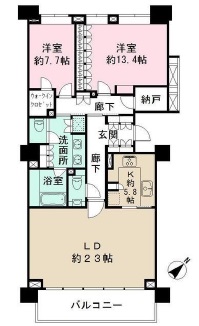 ザ・パークハウスグラン千鳥ヶ淵 9階 間取り図
