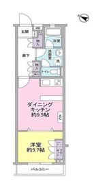 ケイトガーデン 203 間取り図