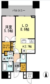 パークシティ大崎 ザ タワー 19階 間取り図