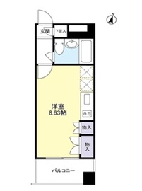 fino JIYUGAOKA 304 間取り図