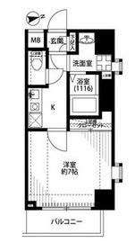 プレール・ドゥーク中野 2階 間取り図