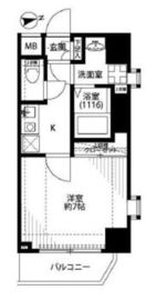 プレール・ドゥーク中野 8階 間取り図