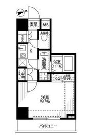 プレール・ドゥーク中野 6階 間取り図