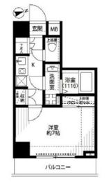 プレール・ドゥーク中野 7階 間取り図