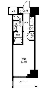 アイル芝浦東京ベイ 5階 間取り図