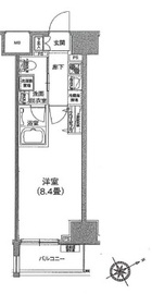 アイル芝浦東京ベイ 6階 間取り図