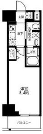 アイル芝浦東京ベイ 6階 間取り図