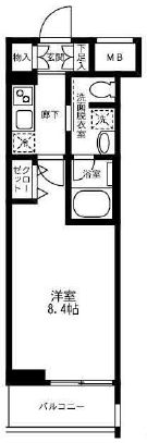 アイル芝浦東京ベイ 6階 間取り図
