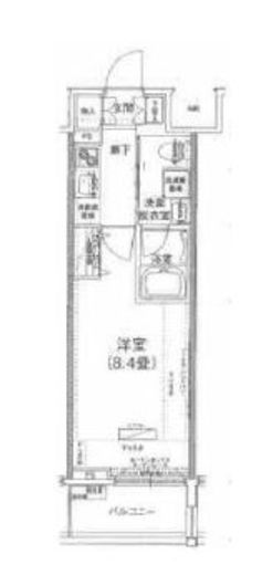 アイル芝浦東京ベイ 9階 間取り図
