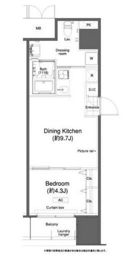 グランハイツ高田馬場 1420 間取り図