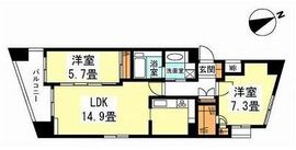 THEパームス代々木上原コスモテラス 8階 間取り図