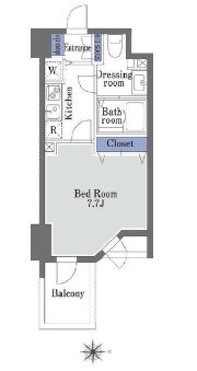 ドゥーエ学芸大学2 305 間取り図