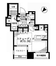 銀座イーストシティタワー 6階 間取り図