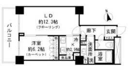 代官山アドレス ザ・タワー 22階 間取り図