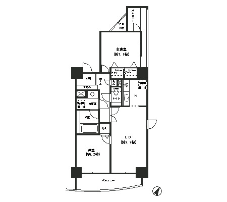 ザ・山王タワー 903 間取り図