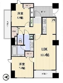 パークテラス恵比寿 305 間取り図