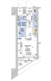 コンシェリア南青山 2階 間取り図