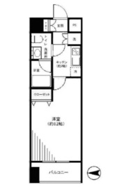 ヴィーダ・スカイコート品川 7階 間取り図