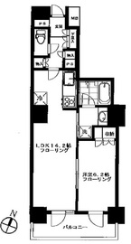 パークハウス牛込神楽坂 2階 間取り図