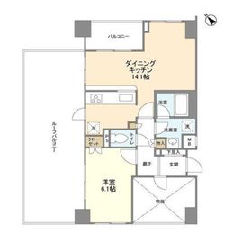 アルス中目黒ヴィルトレーテ 4階 間取り図