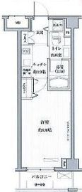 メゾンカルム西新宿 316 間取り図