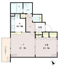 フルール田町 1006 間取り図