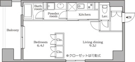 レジディア芝大門2 604 間取り図