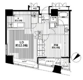 新宿アインスタワー 27階 間取り図