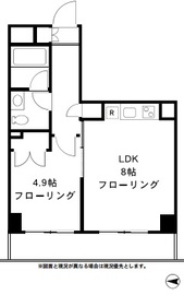 四谷デュープレックスD-R 3階 間取り図