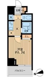 HF早稲田レジデンス 803 間取り図