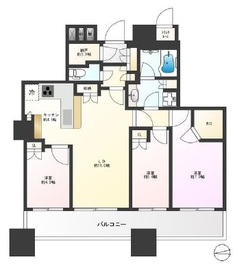 パークシティ大崎 ザ タワー 32階 間取り図