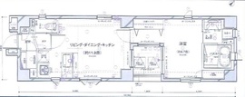 グリーンパーク東日本橋リバーテラス 6階 間取り図