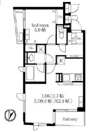 スカーラ広尾ステーションプラザ 3階 間取り図