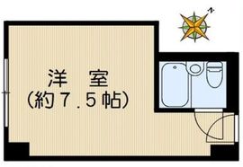 赤坂レジデンシャルホテル 5階 間取り図