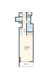 ボルト銀座レジデンス 302 間取り図