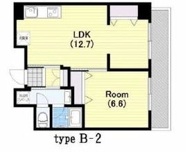 美竹コート 2階 間取り図