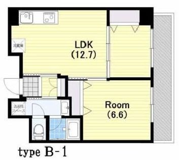 美竹コート 10階 間取り図