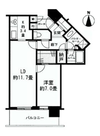 シティタワー品川 26階 間取り図