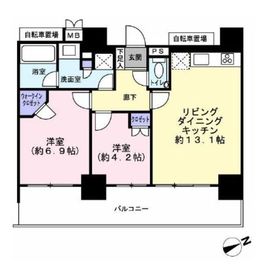 リビオ五反田プラグマGタワー 17階 間取り図