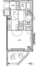 イルフィオーレ都立大学 4階 間取り図