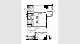 ベルファース秋葉原 13F2 間取り図