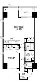 アーバンパーク麻布十番 301 間取り図