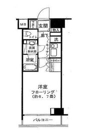 ファミール東京グランリッツ 8階 間取り図