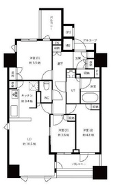 ブランズ駒込六義園 6階 間取り図